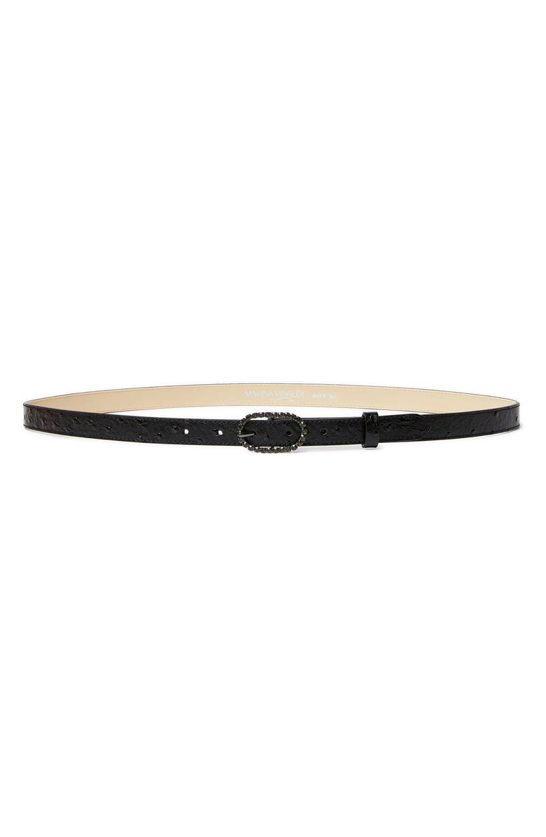 Marina Rinaldi Nanda Jewel Buckle Belt, Main, color, 