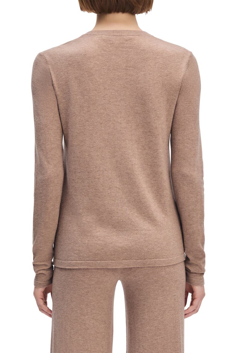 Lounge Merino Wool & Cashmere Blend Henley, Alternate, color, MOCHA