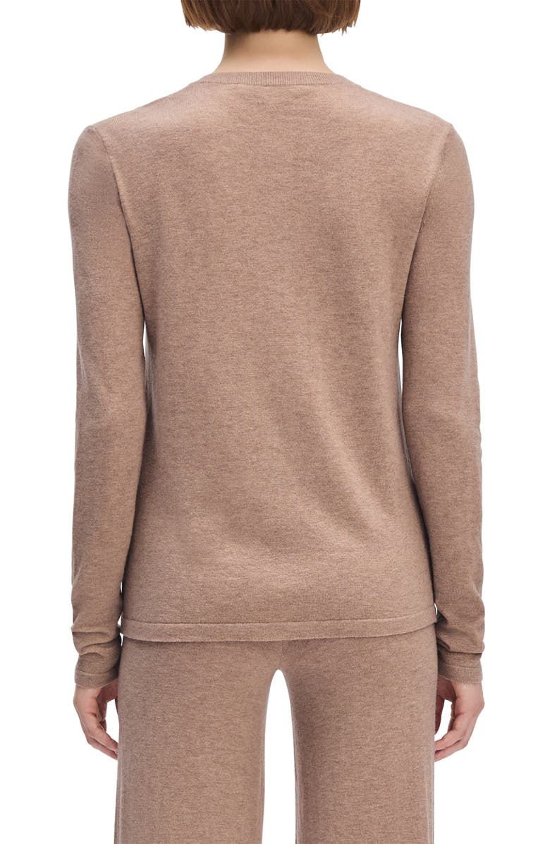 Favorite Daughter Lounge Merino Wool & Cashmere Blend Henley, Alternate, color, Mocha