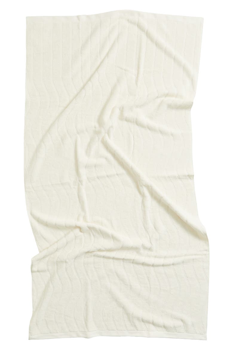 Johanna Organic Cotton Bath Sheet, Alternate, color, IVORY