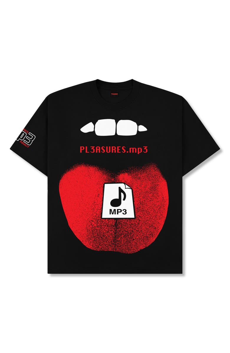 PLEASURES Piracy Graphic T-Shirt, Main, color, Black