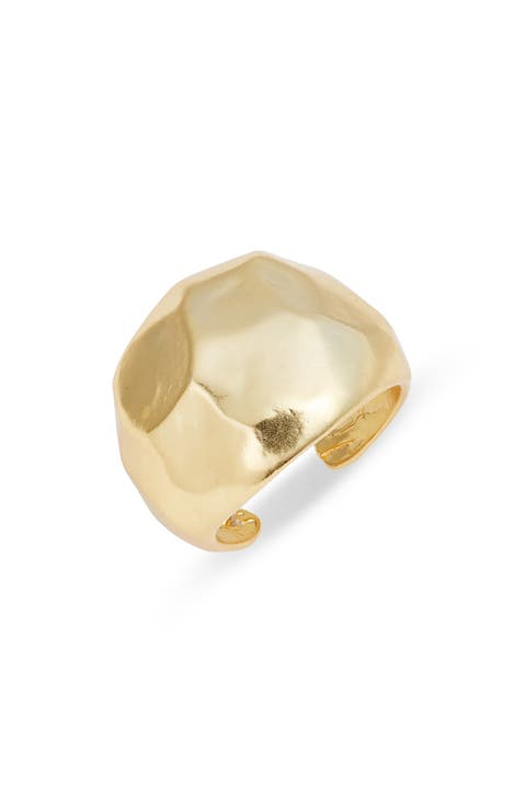 Liquid Textured Dome Ring