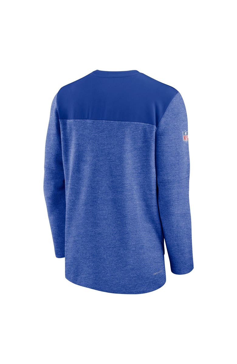 Nike Men's Nike Royal Buffalo Bills Sideline Lockup Performance Quarter-Zip Top, Alternate, color, Royal
