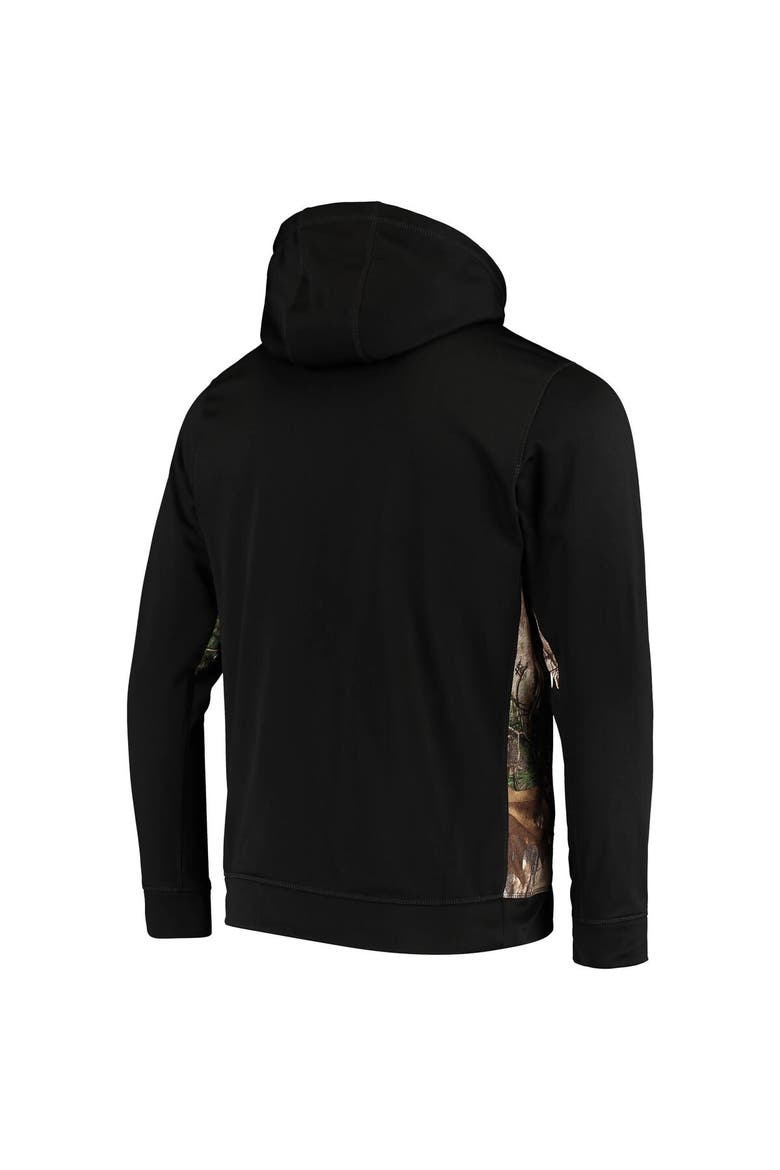 Men's Dunbrooke Black/Realtree Camo Arizona Cardinals Decoy Tech Fleece Full-Zip Hoodie, Alternate, color, Black