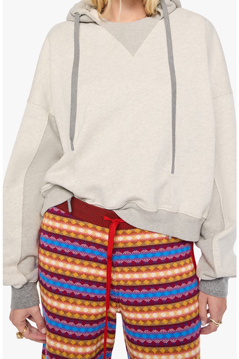 The Half Base Hoodie, Main, color, LIGHT HEATHER GREY