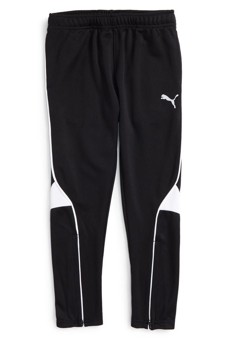 'Pure Core' Soccer Pants, Main, color, PUMA BLACK