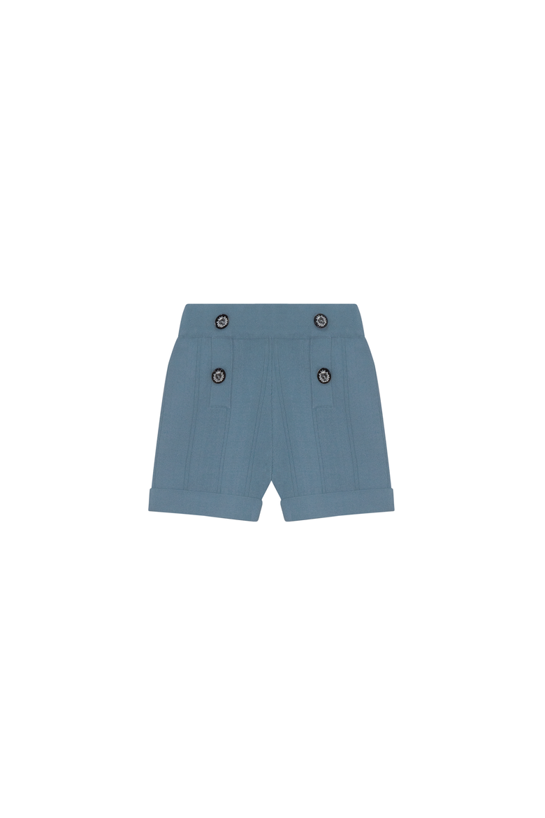 Anchor Embroidered Knit Shorts, Main, color, Seabrook