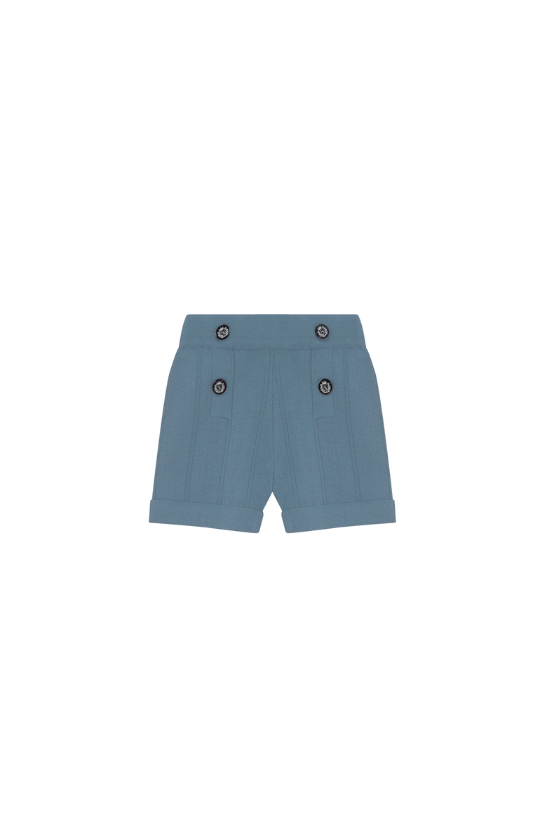 Charlotte & George Anchor Embroidered Knit Shorts, Main, color, Seabrook