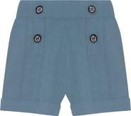 Charlotte & George Anchor Embroidered Knit Shorts
