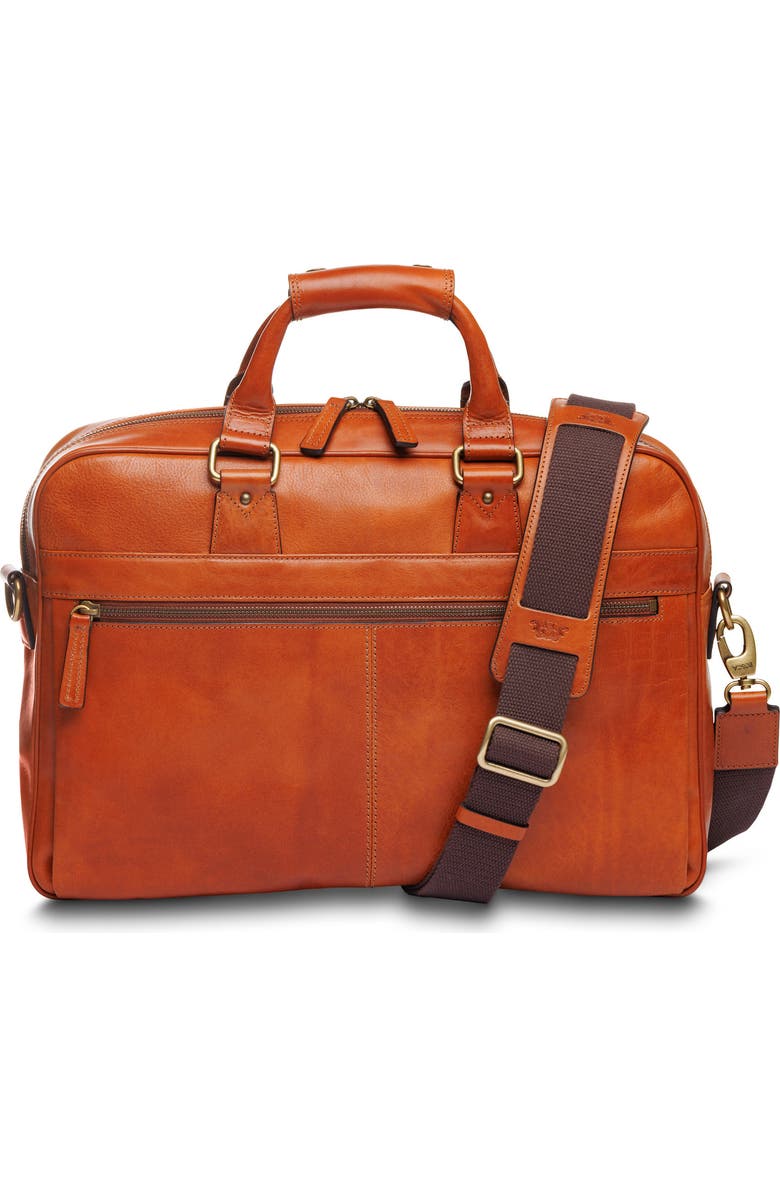 Bosca Italia Stringer Leather Briefcase, Main, color,