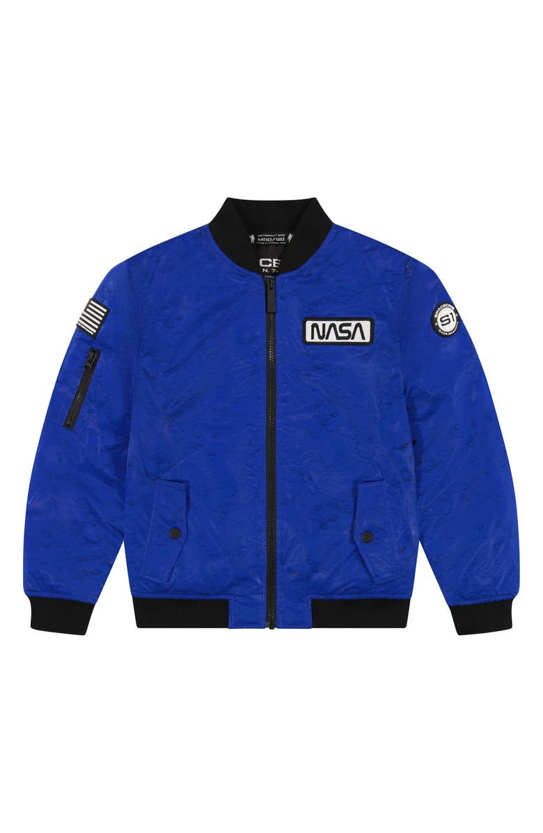 Andy & Evan x SPACEONE Kids' Apollo Reversible Bomber Jacket, Main, color,