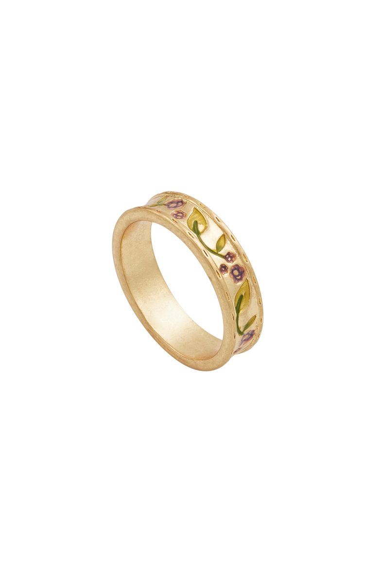 Blackberry Bramble Ring, Main, color, Gold
