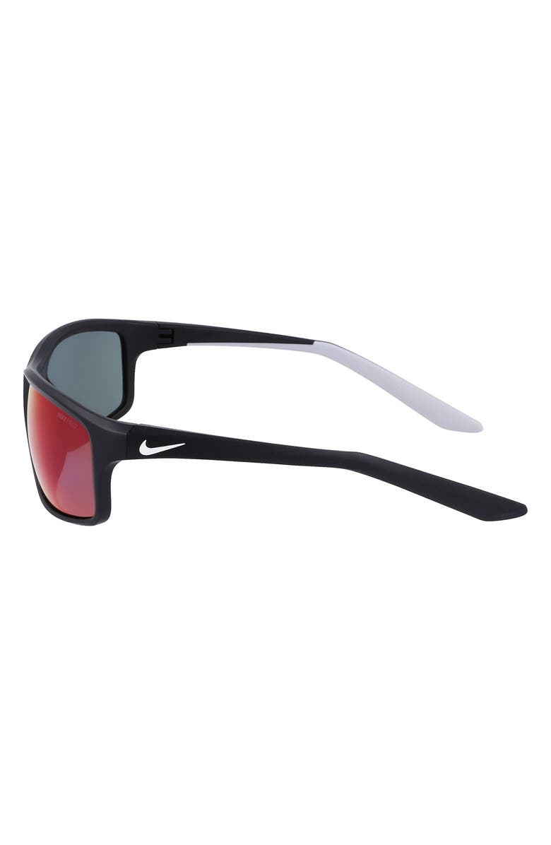 Nike Adrenaline 64mm Rectangular Sunglasses, Alternate, color, 