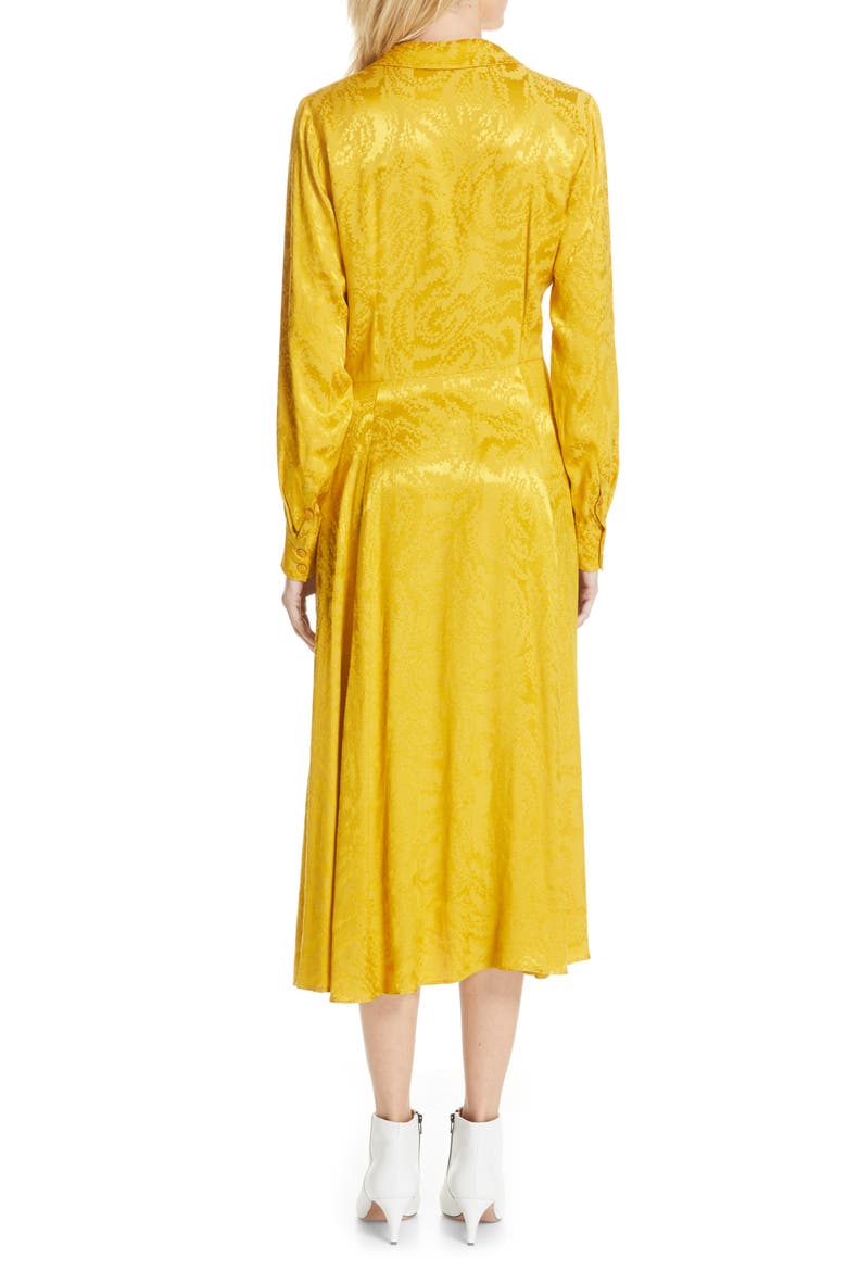 Baily Jacquard Midi Dress, Alternate, color, SWIRL
