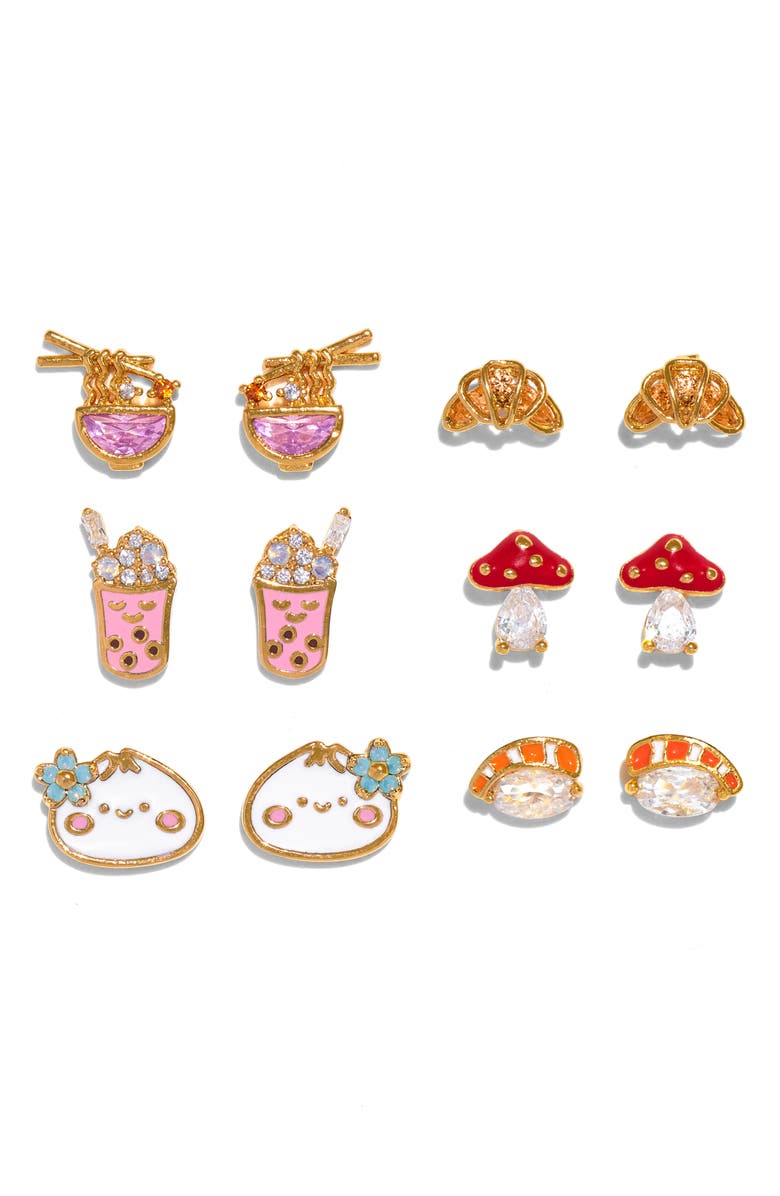 Girls Crew Juicy Dumpling Stud Earrings, Alternate, color, Gold