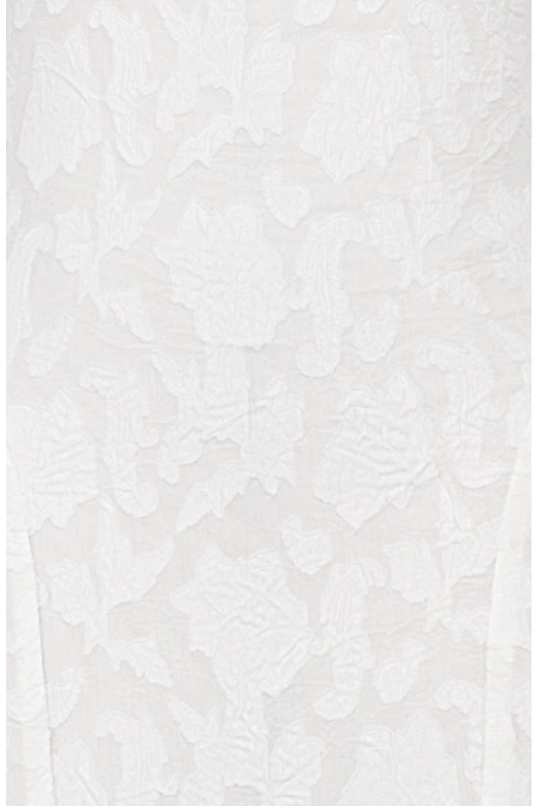 Joan Floral Appliqué Mermaid Gown, Alternate, color, IVORY