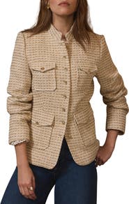 MINT VELVET Boucle Pocket Detail Jacket