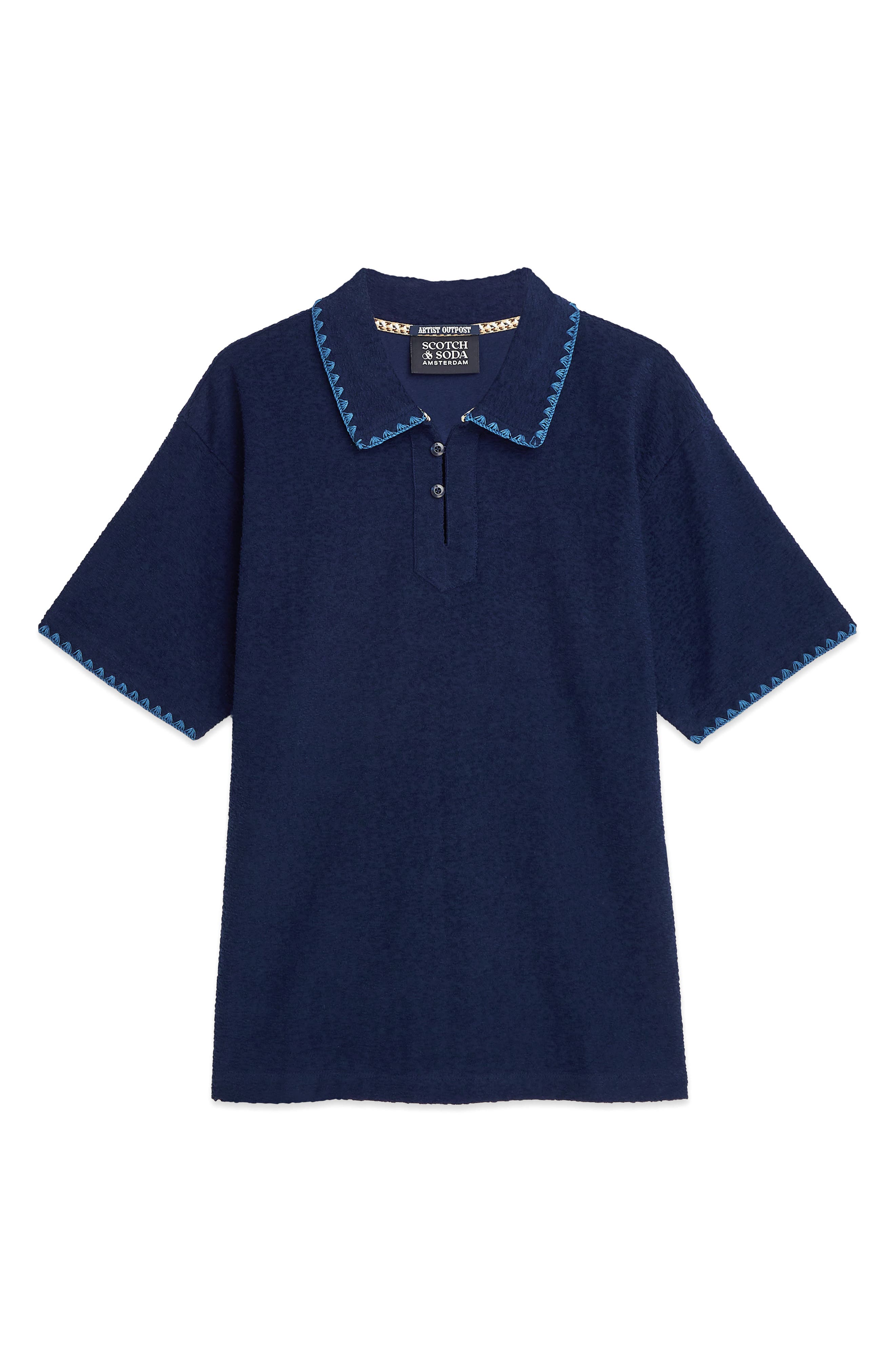 Jacquard Toweling Polo (Men) | Nordstrom