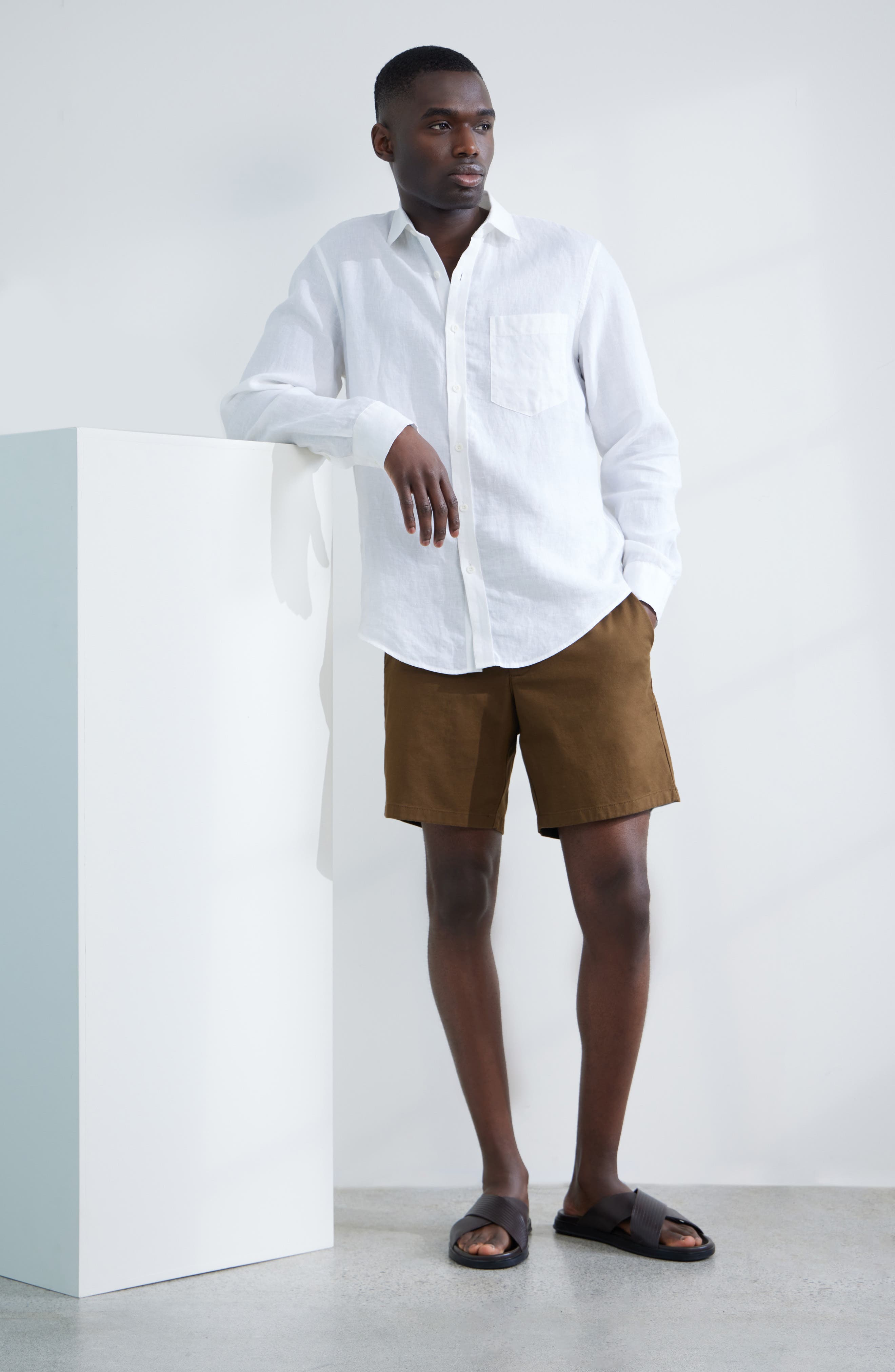Stretch Cotton Chino Shorts - image 2