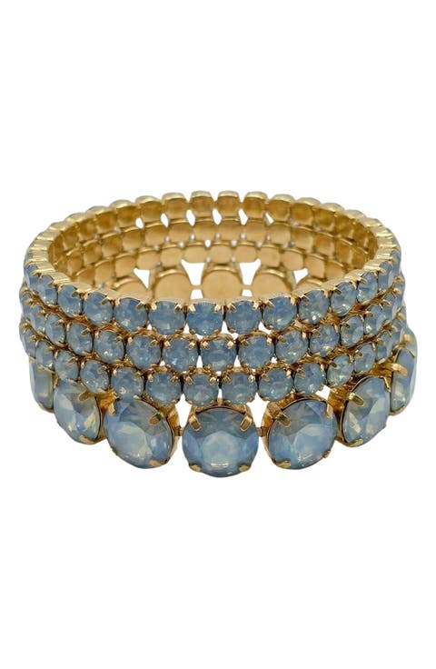 Maxi Crystal Stretch Bracelet