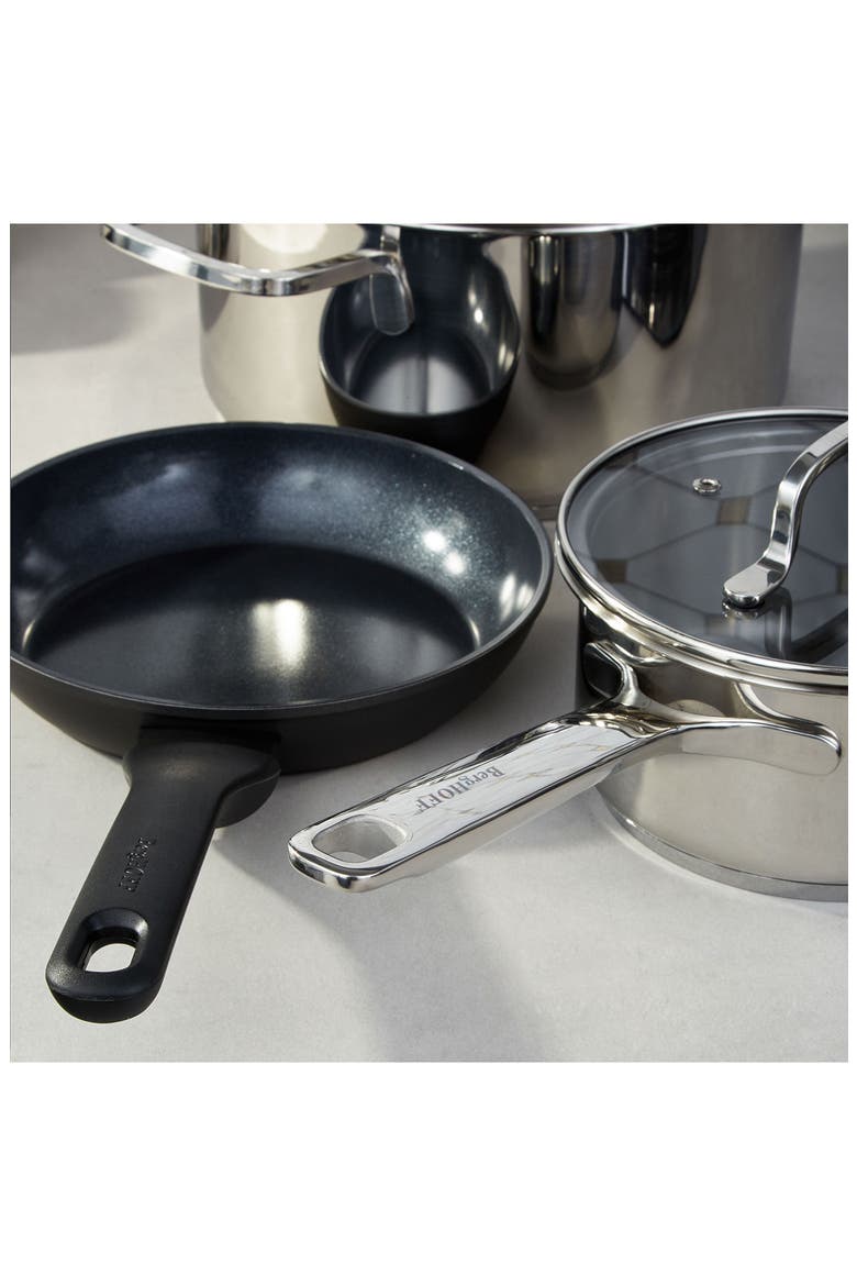 Dina Helix 9-Piece Cookware Set, Alternate, color, BLACK