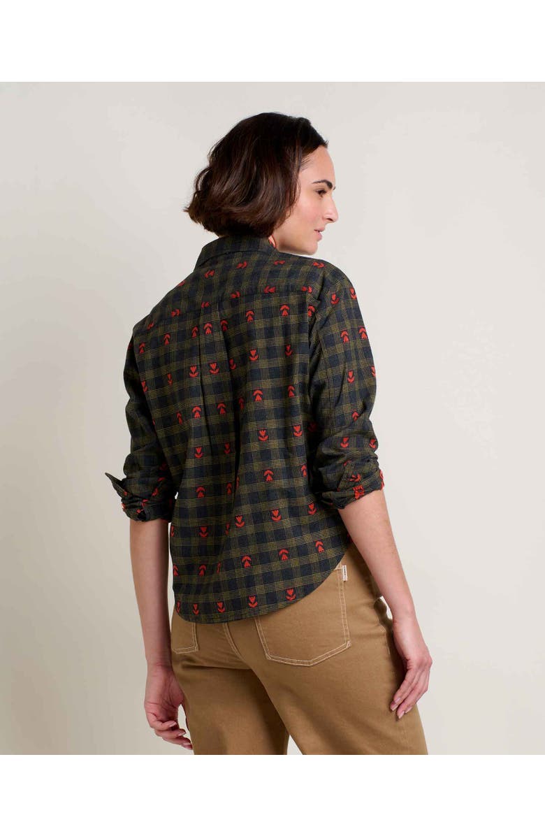 Toad & Co Re-Form Flannel Boxy Long Sleeve Shirt, Alternate, color, 