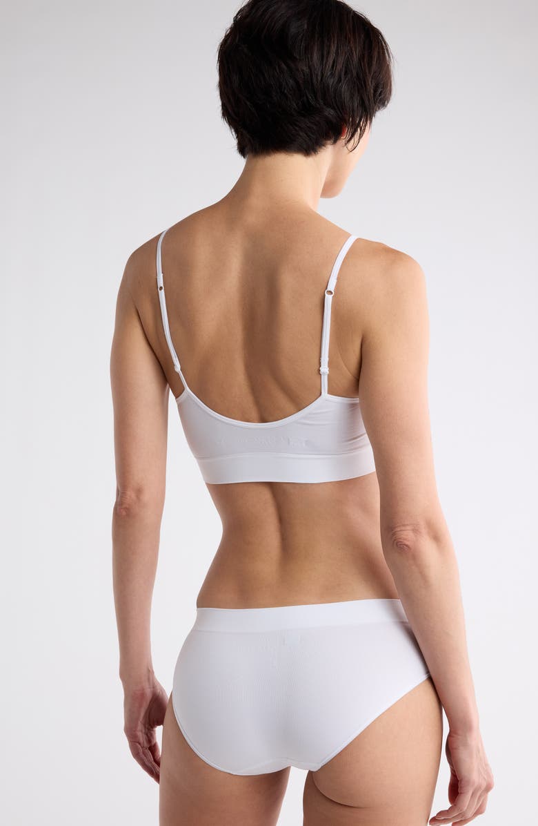 NORDSTROM RACK Assorted 3-Pack Everyday Bralettes, Alternate, color, White Multi