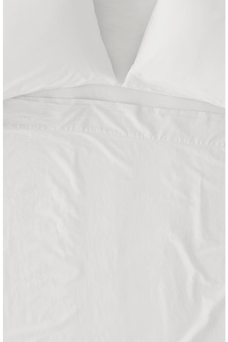 Organic Cotton Organic Room Service Sateen Sheet Set, Alternate, color, White