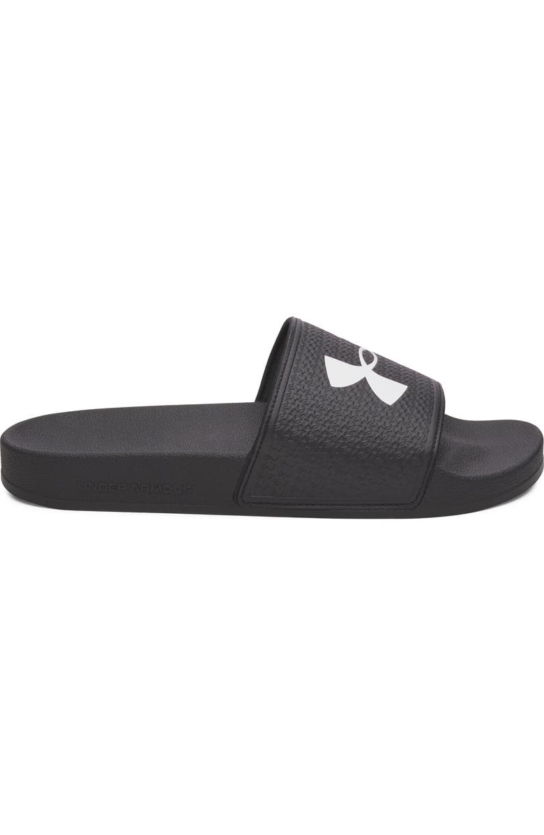 Under Armour UA ARMR Slide Sandal, Alternate, color, Black / Black / White