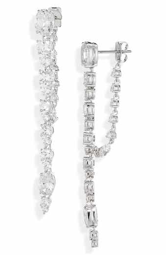 Nadri Linked Drop Earrings