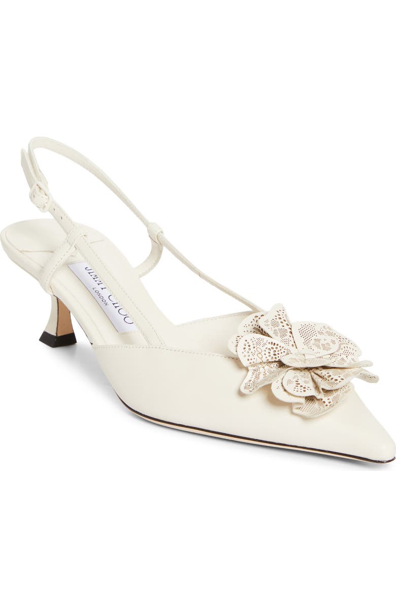 Jimmy Choo Mimmi Pointed Toe Slingback Pump, Main, color, Latte/ Latte