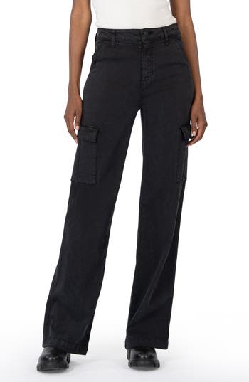 Kut From The Kloth Miller High Waist Wide Leg Cargo Jeans