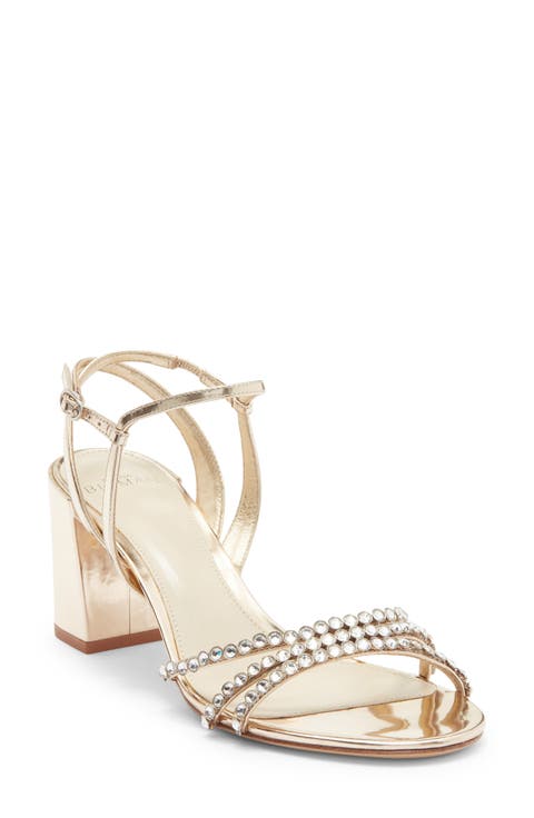 Caged Ankle Strap Sandal (Women)