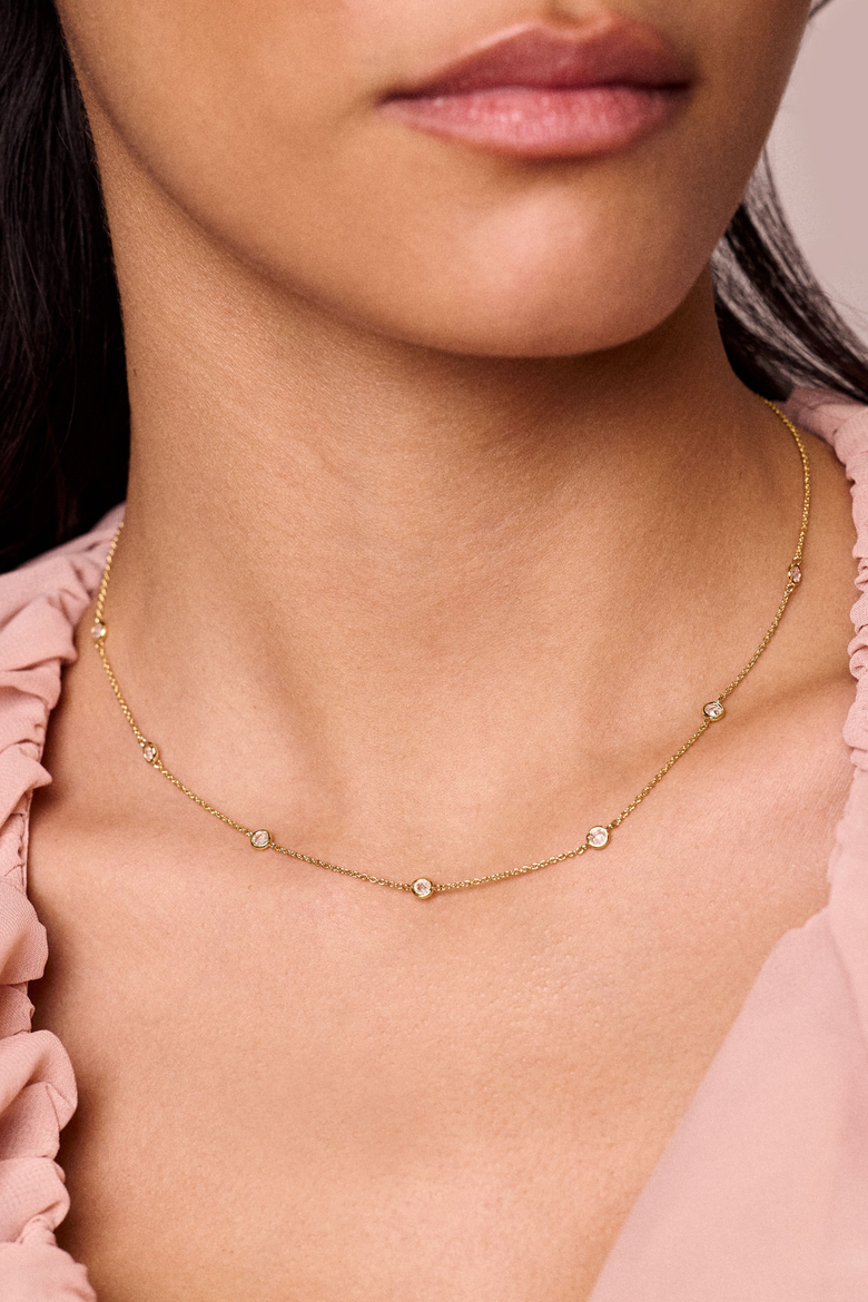 Strand Necklace and Bracelet Set of 2, Alternate, color, Gold