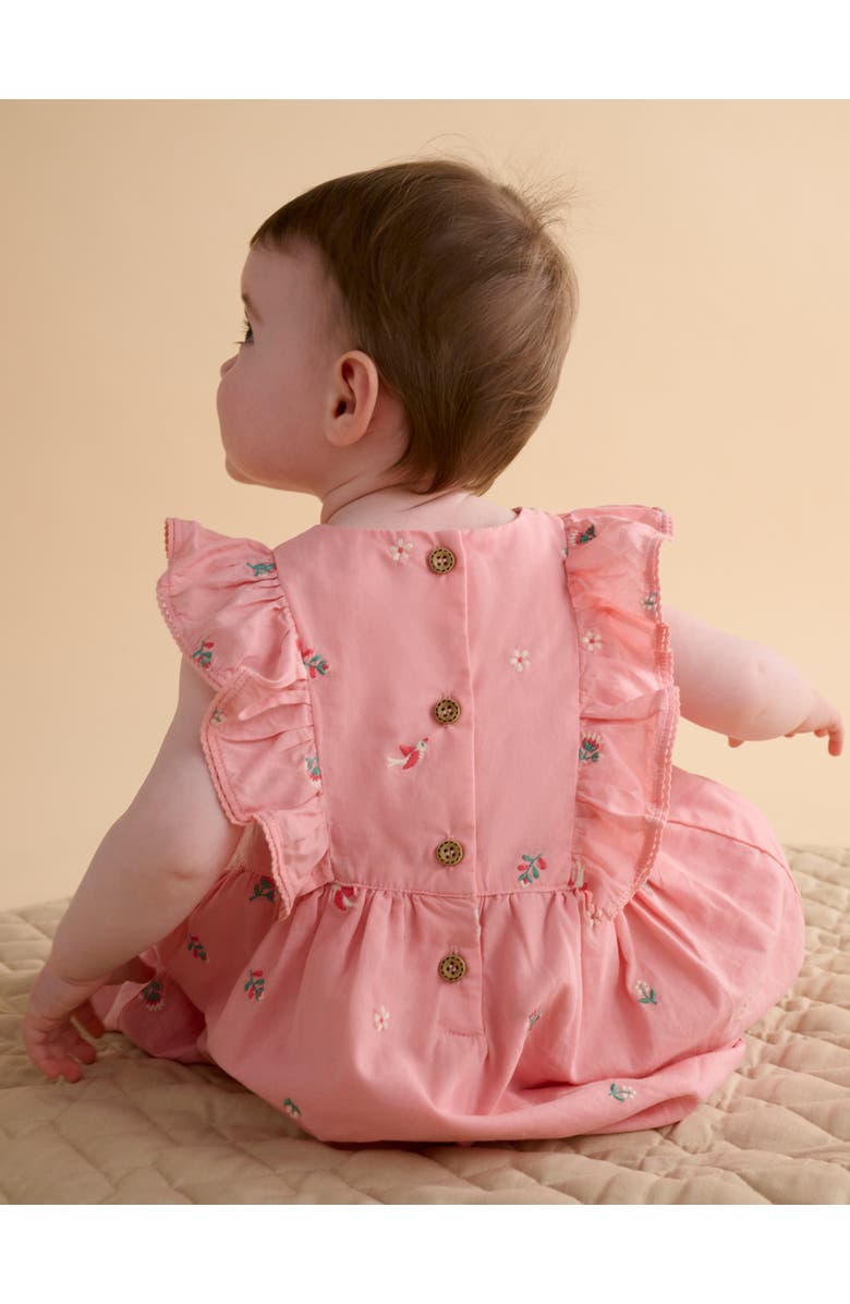 Purebaby Broderie Dress & Headband, Alternate, color, Swallow Broderie