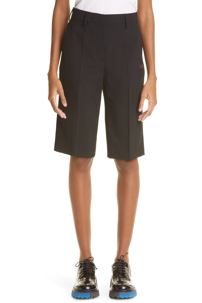 Bermuda Shorts, Main, color, BLACK