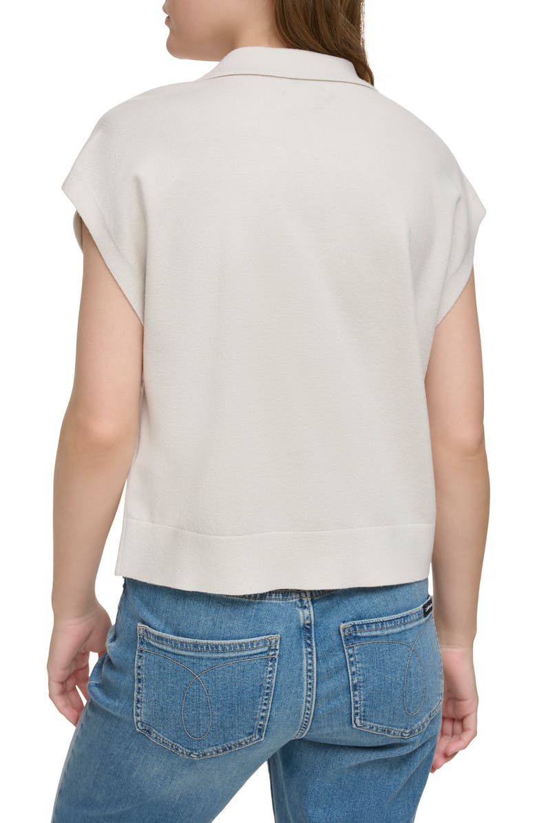 Calvin Klein Jeans Extended Shoulder Johnny Collar Polo, Alternate, color, 