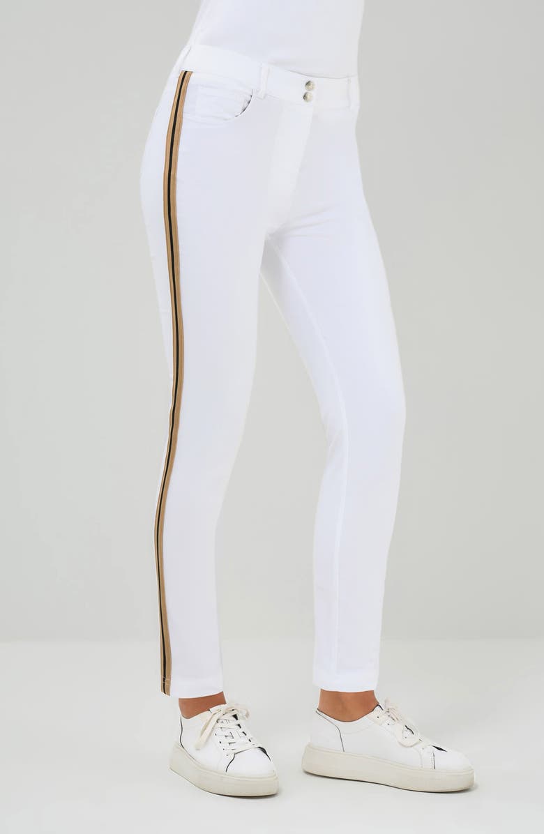 Anatomie Luli Stripe Performance Cotton Skinny Pant, Main, color,