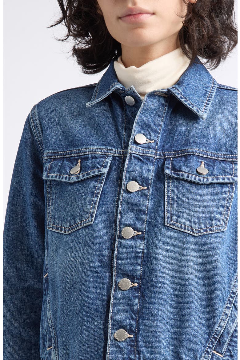 Maven Slim Denim Jacket, Alternate, color, ORWOOD