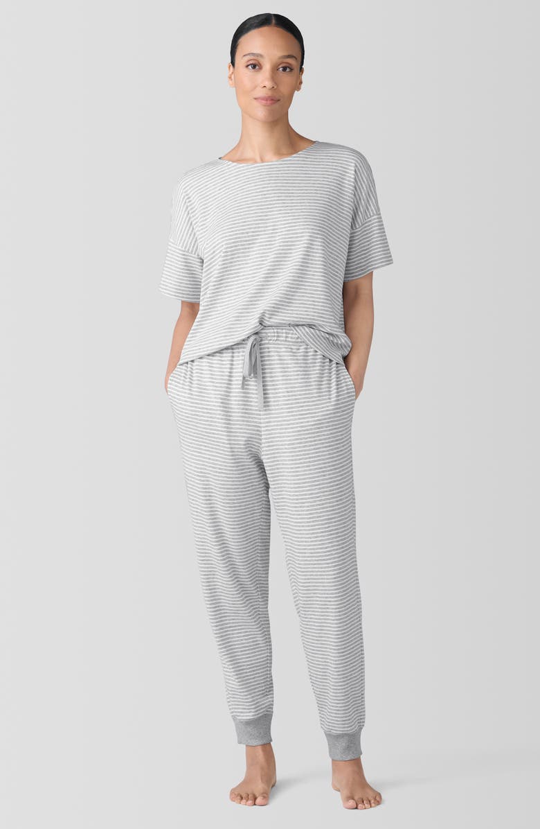 EILEEN FISHER SLEEP The Slow Organic Cotton Lounge Joggers, Alternate, color,