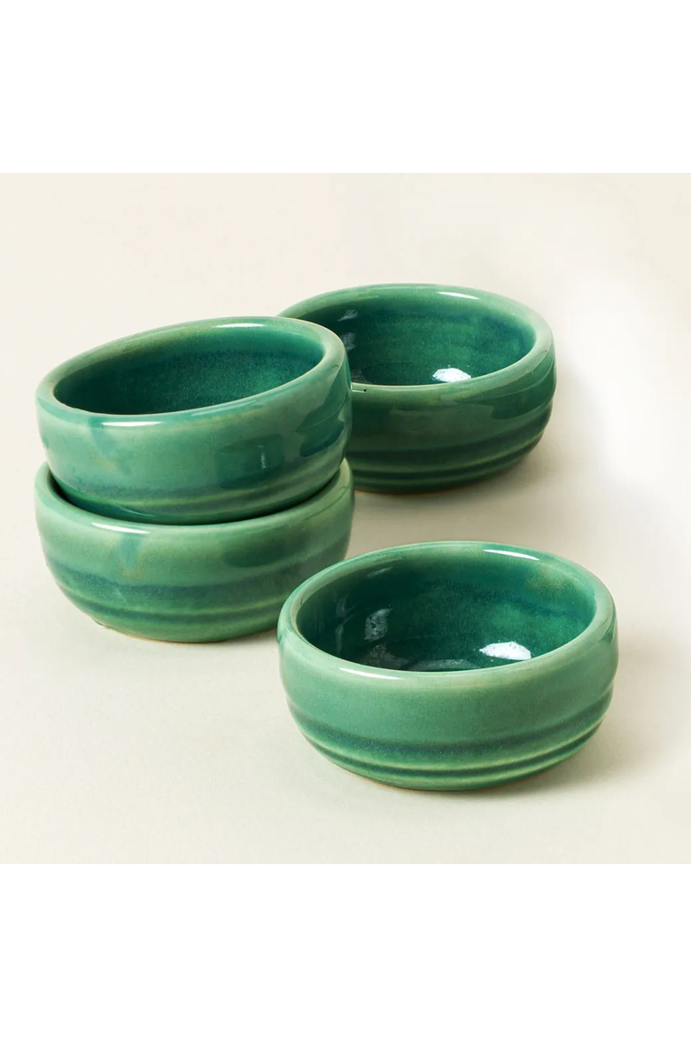 Mezcal Sipping Copitas - Set of 4 by Sarah Welch Pottery, Main, color, Multi