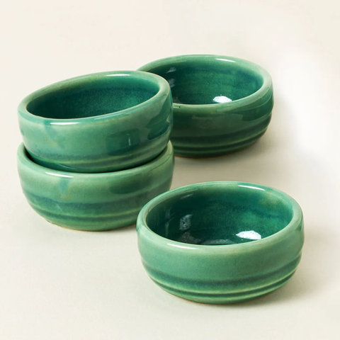 Mezcal Sipping Copitas - Set of 4 by Sarah Welch Pottery