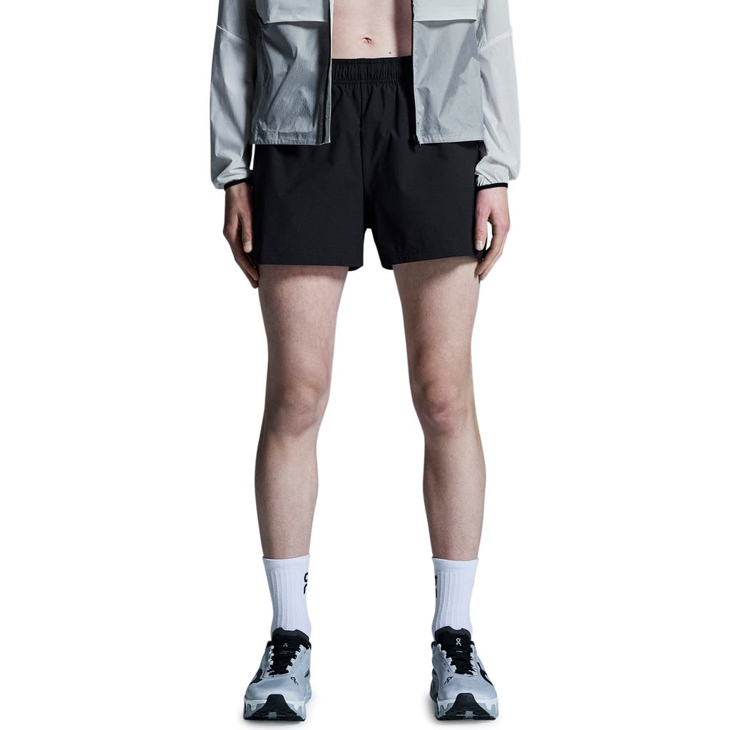 On 3-inch Core Running Shorts In Black