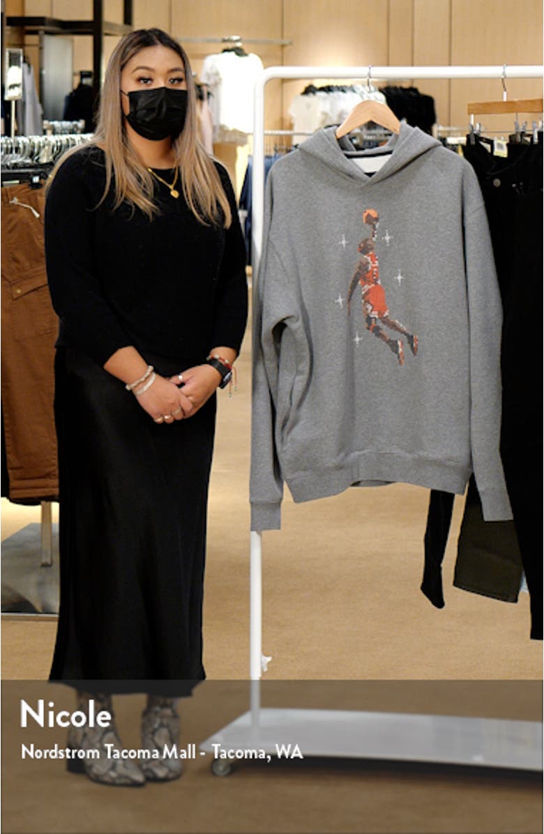 Essential Fleece Graphic Hoodie, sales video thumbnail