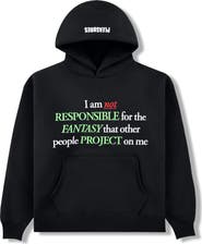 PLEASURES Responsible Graphic Cotton Blend Hoodie