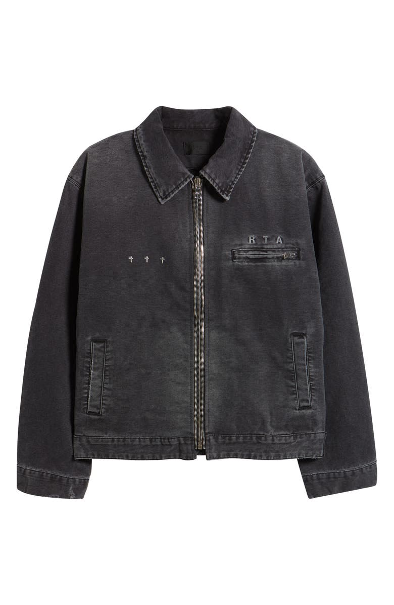 RtA Easton Denim Workwear Jacket, Main, color,