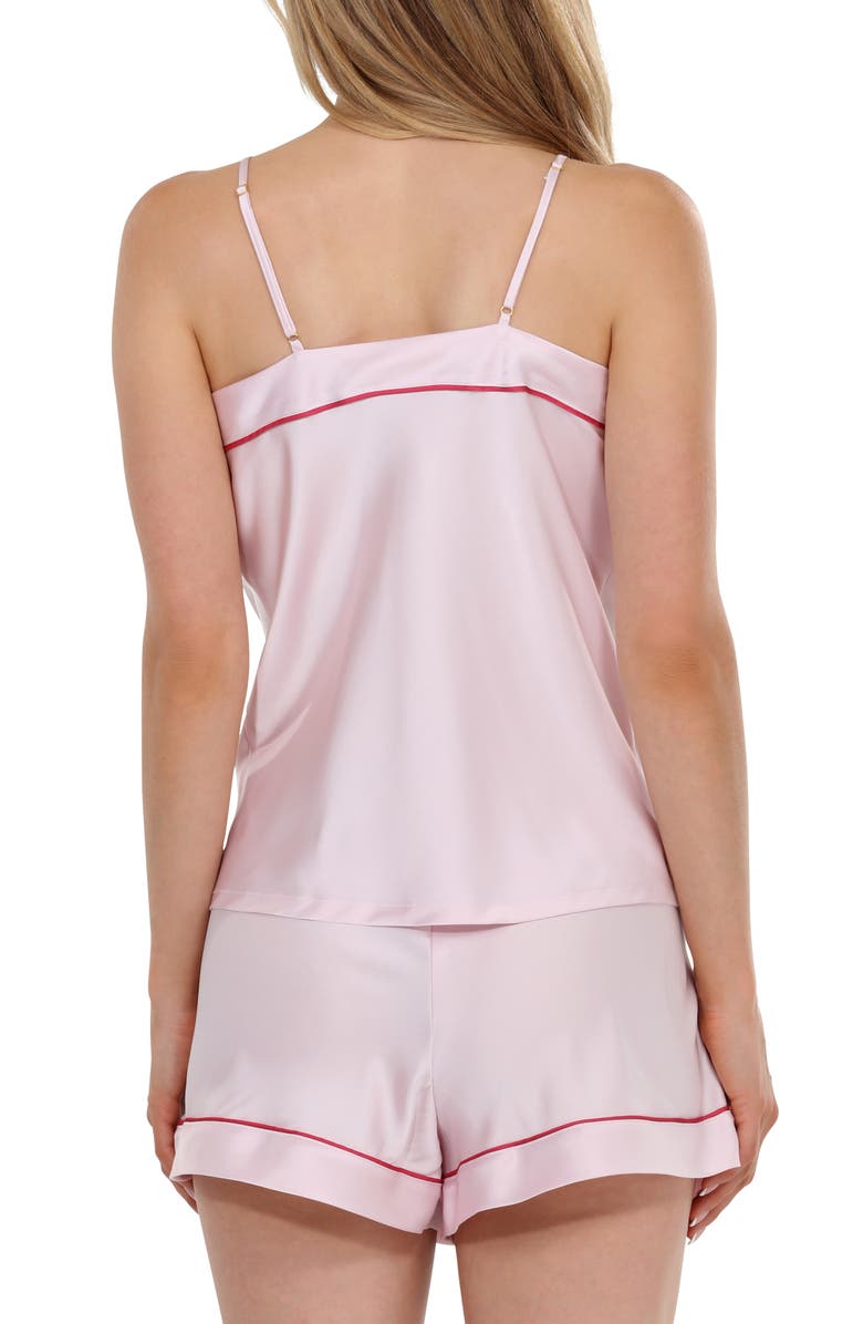 Honeydew Retreat Short Pajamas, Alternate, color, Strawberry