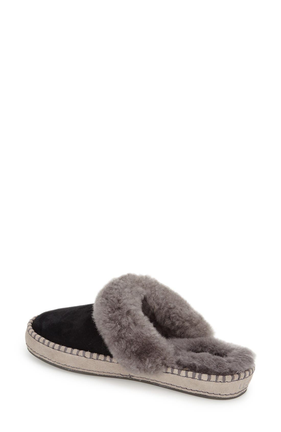 Aira Slipper, Alternate, color, BLACK
