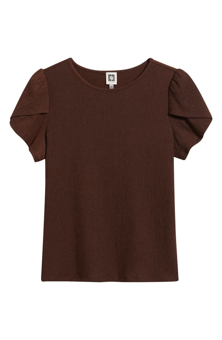 AK ANNE KLEIN Tulip Sleeve Crepe Top, Alternate, color, 