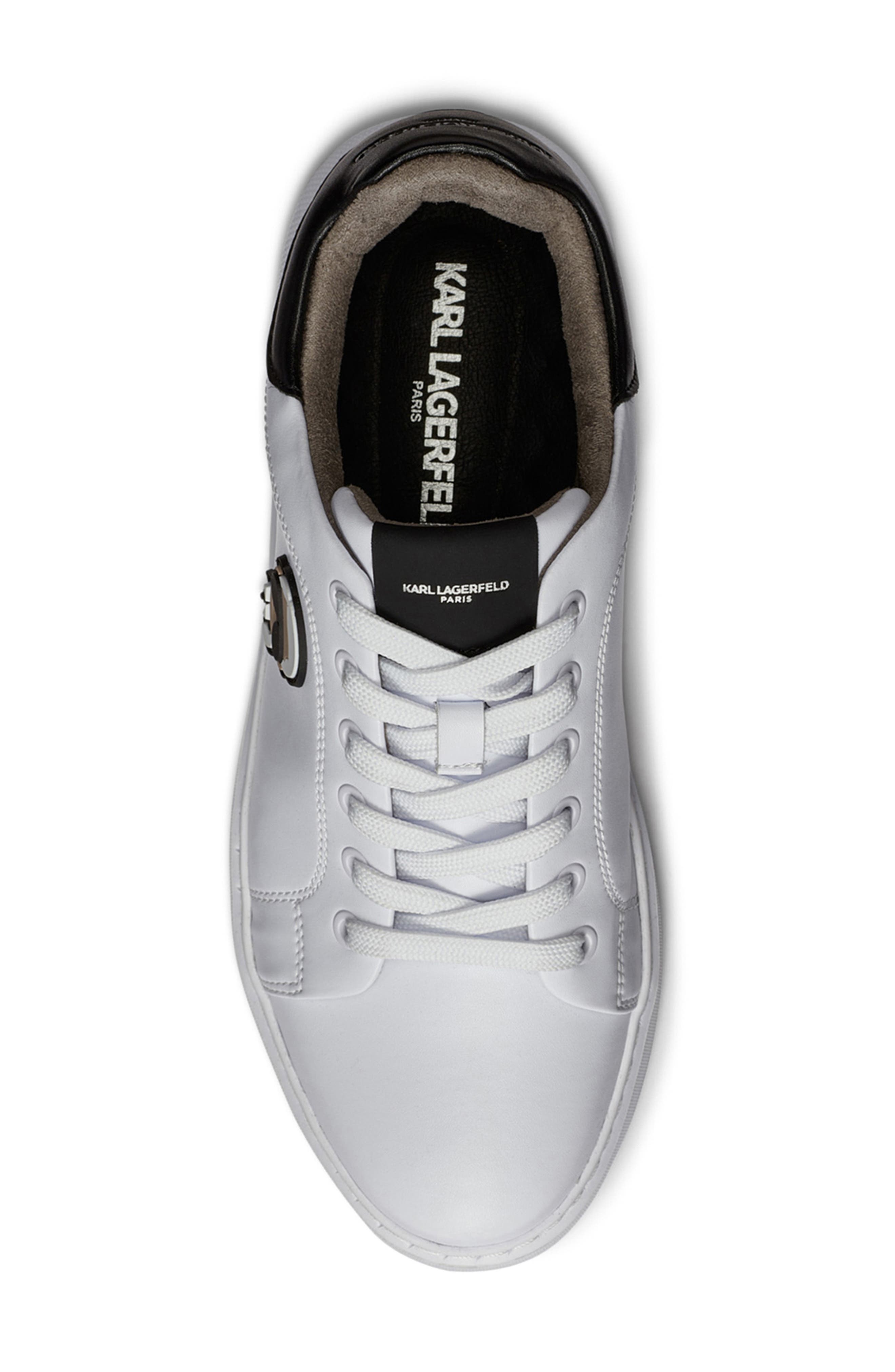 Karl Head Sneaker, Alternate, color, WHITE